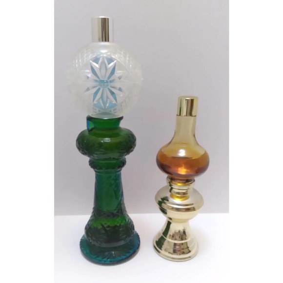 Avon Grooming Vintage Avon Manison Lamp And Library Lamp Decanters